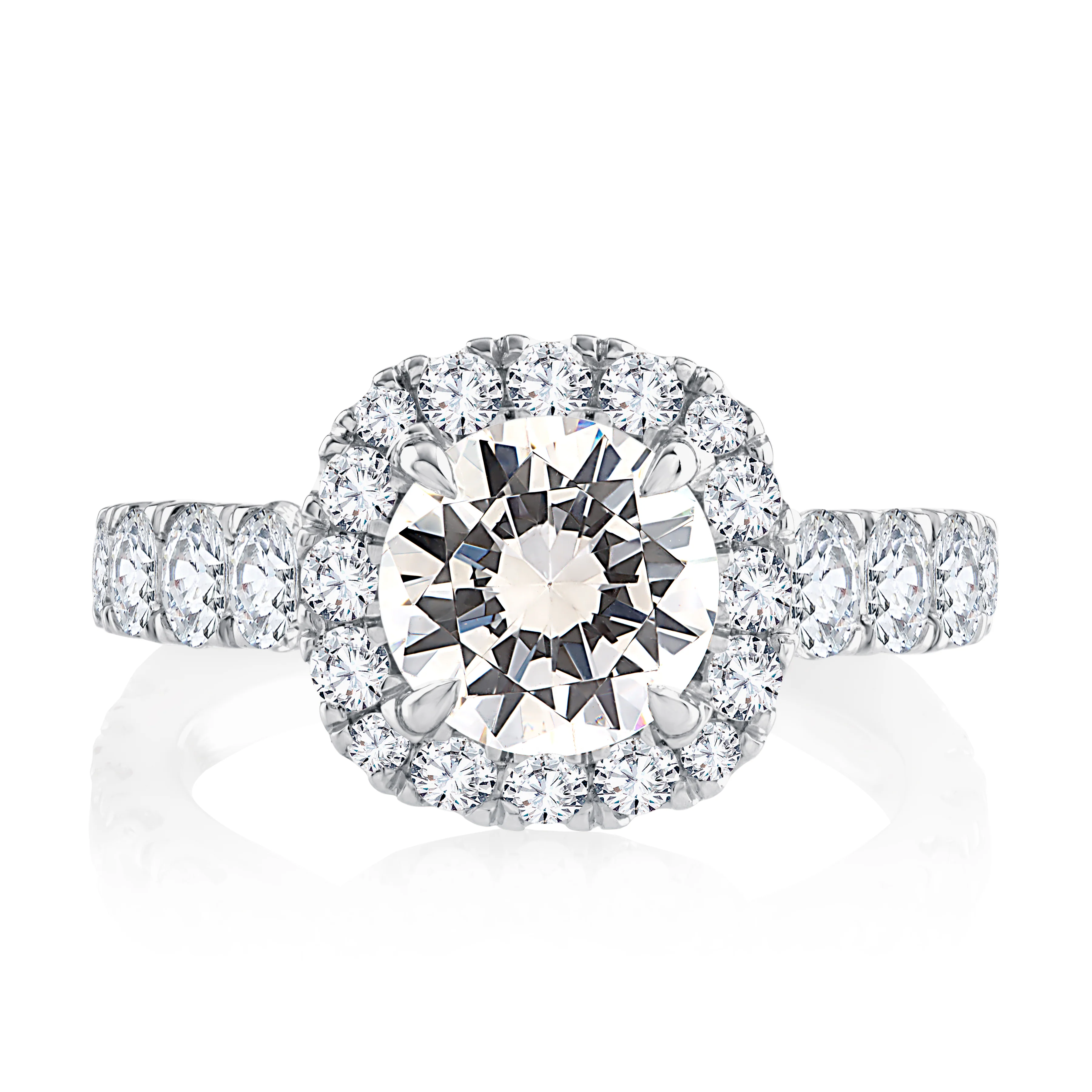 Halo Engagement Ring - Image 4