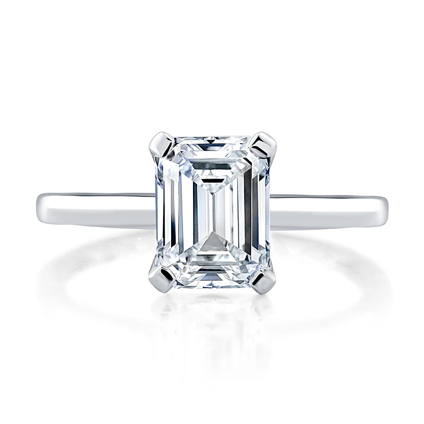 Quilted Solitaire Engagement Ring - Image 5