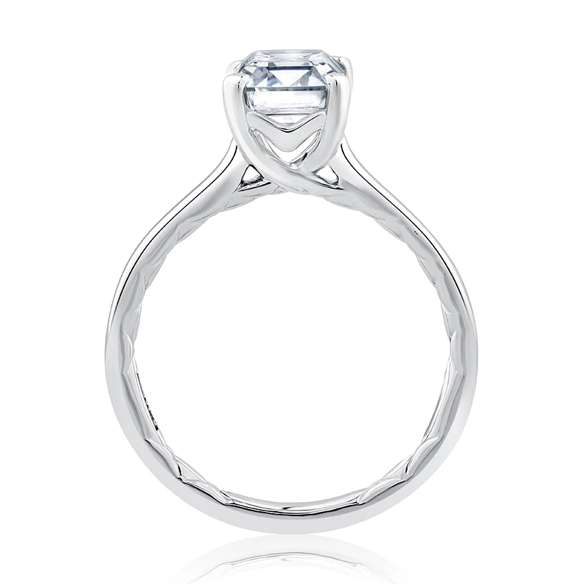 Quilted Solitaire Engagement Ring - Image 6