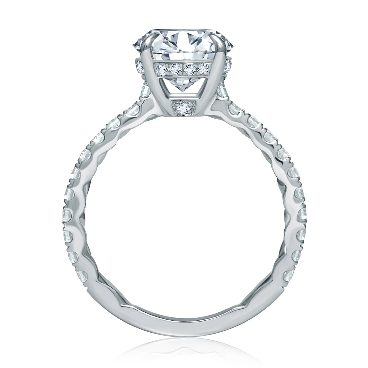 Quilted Classic Engagement Ring - Image 3