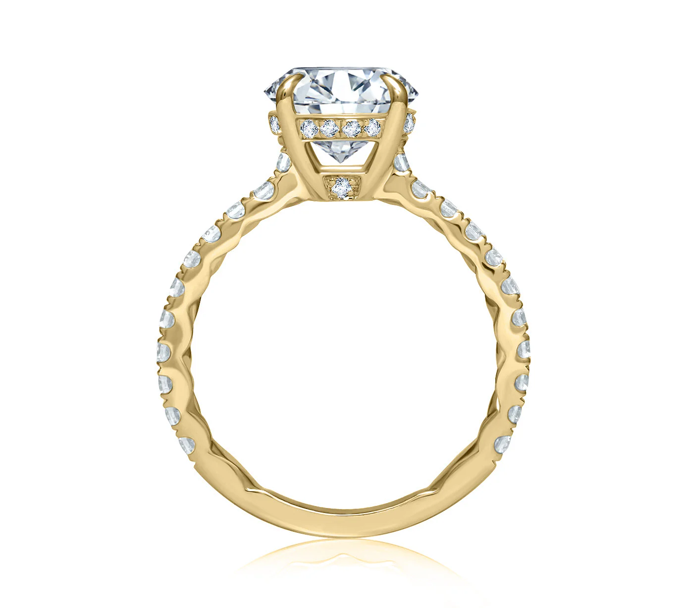 Quilted Classic Engagement Ring - Image 6