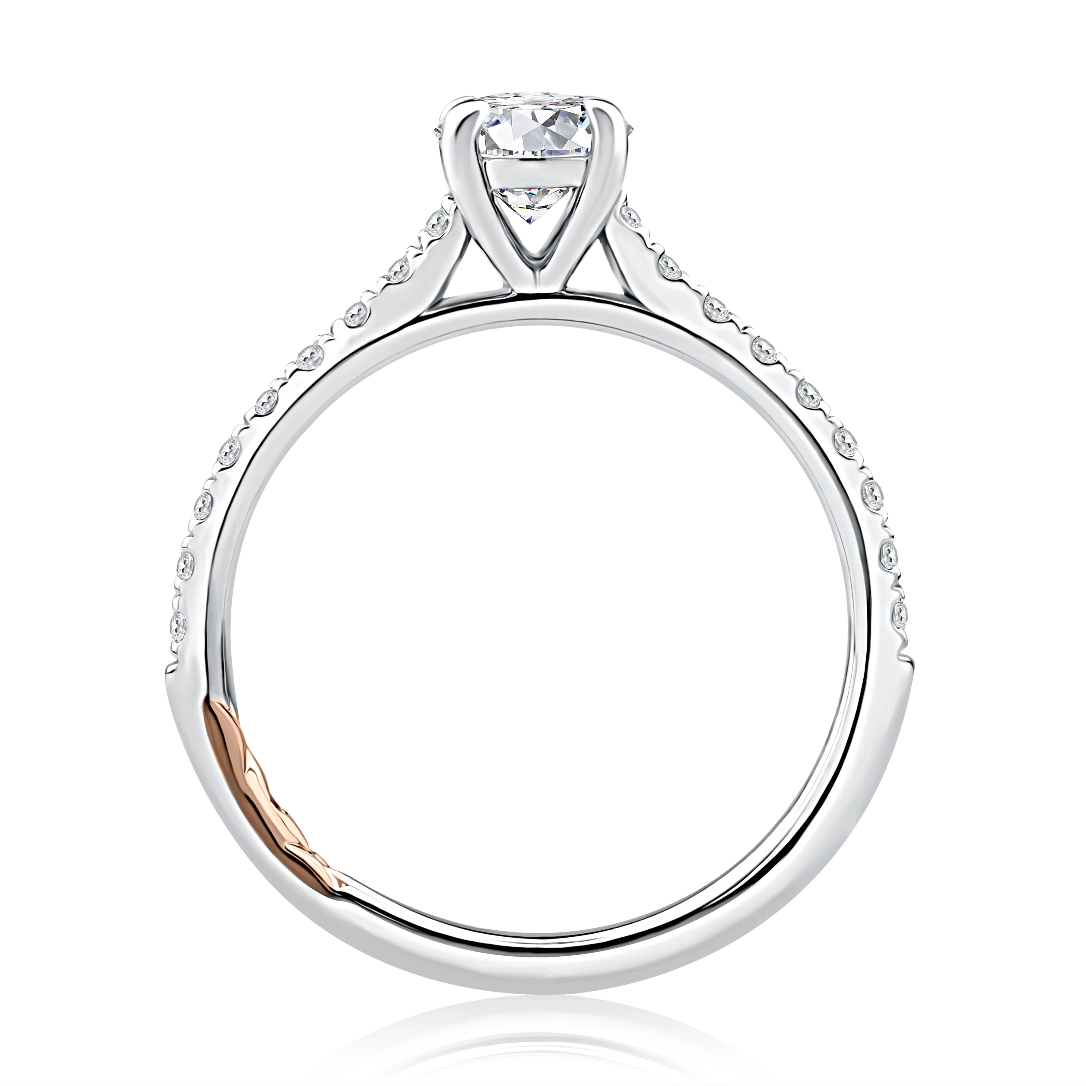 Classic Diamond Engagement Ring - Image 3