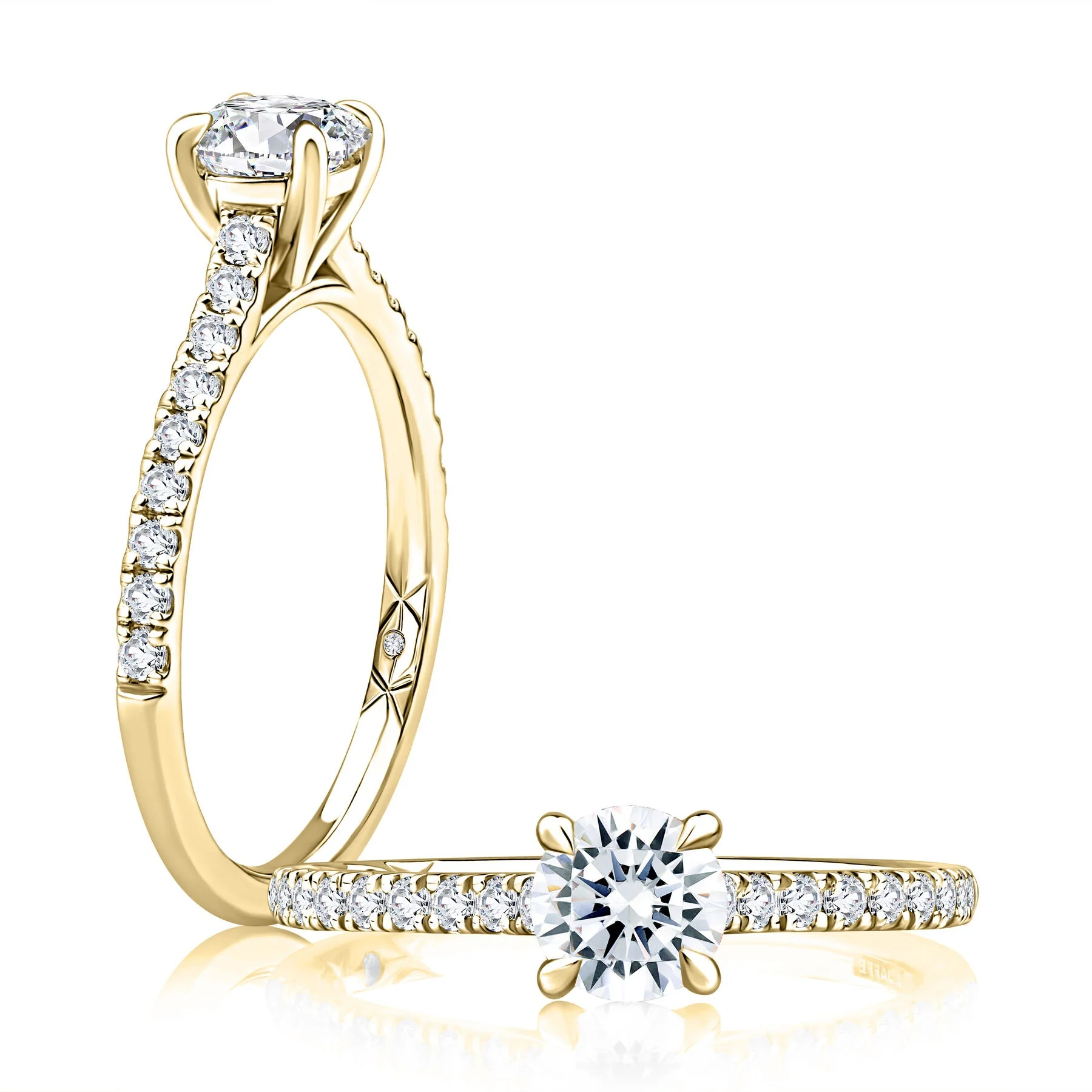 Classic Diamond Engagement Ring - Image 4