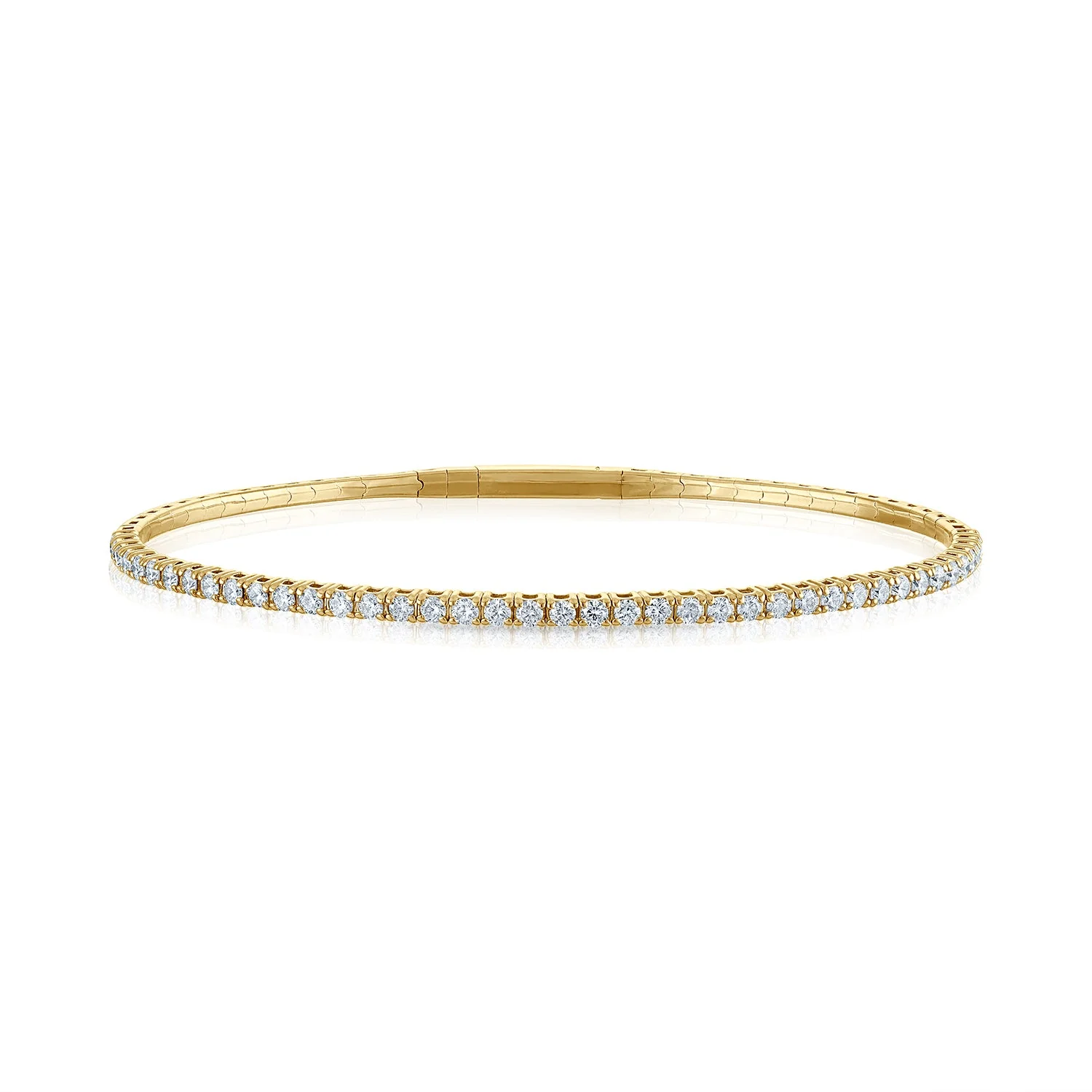 1.00CT Diamond Flex Bangle - Image 4