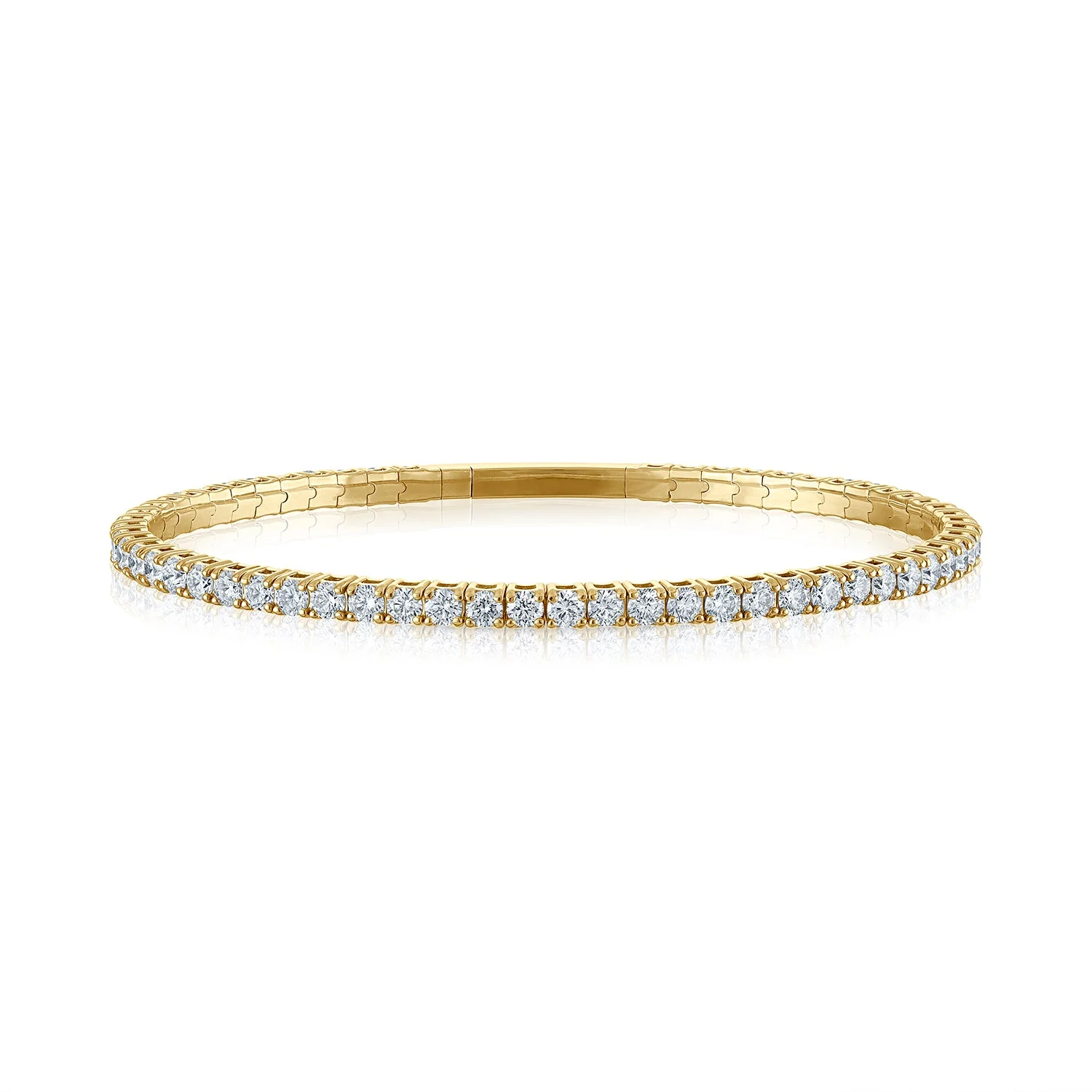3.00CT Diamond Flex Bangle - Image 4