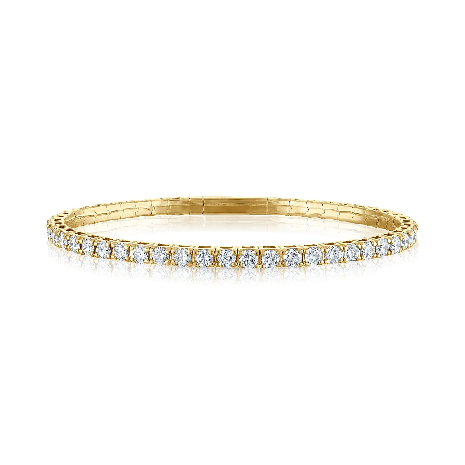 5.00CT Diamond Flex Bangle - Image 4