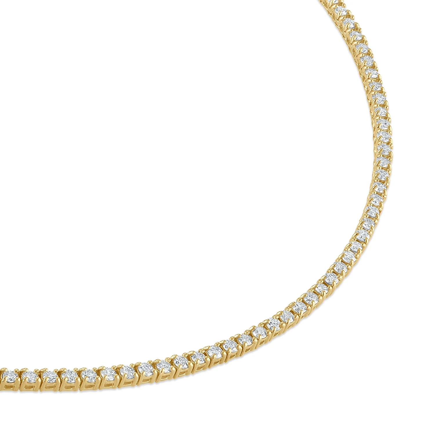 5CT Diamond Riviera Necklace - Image 4