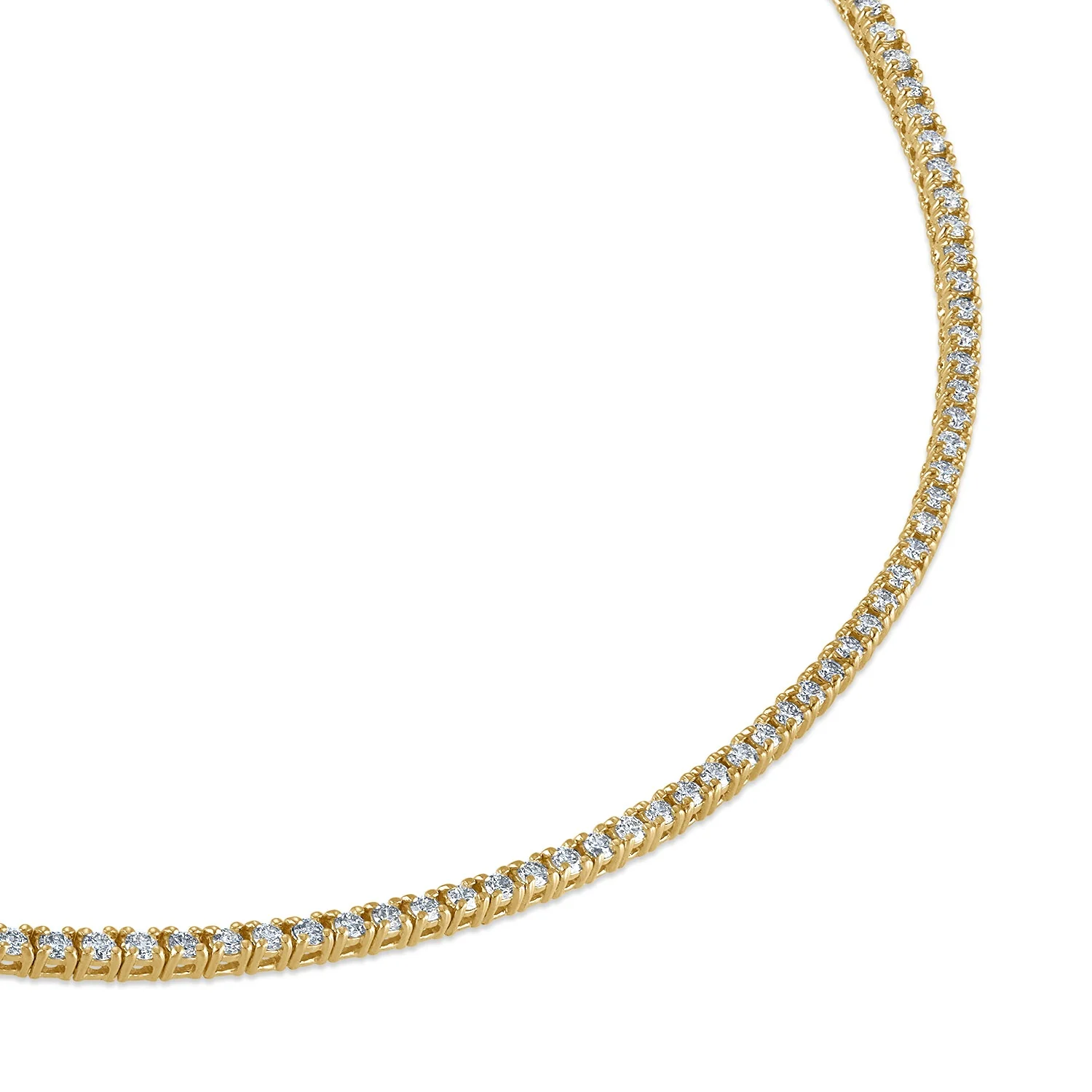 8CT Diamond Riviera Necklace - Image 4