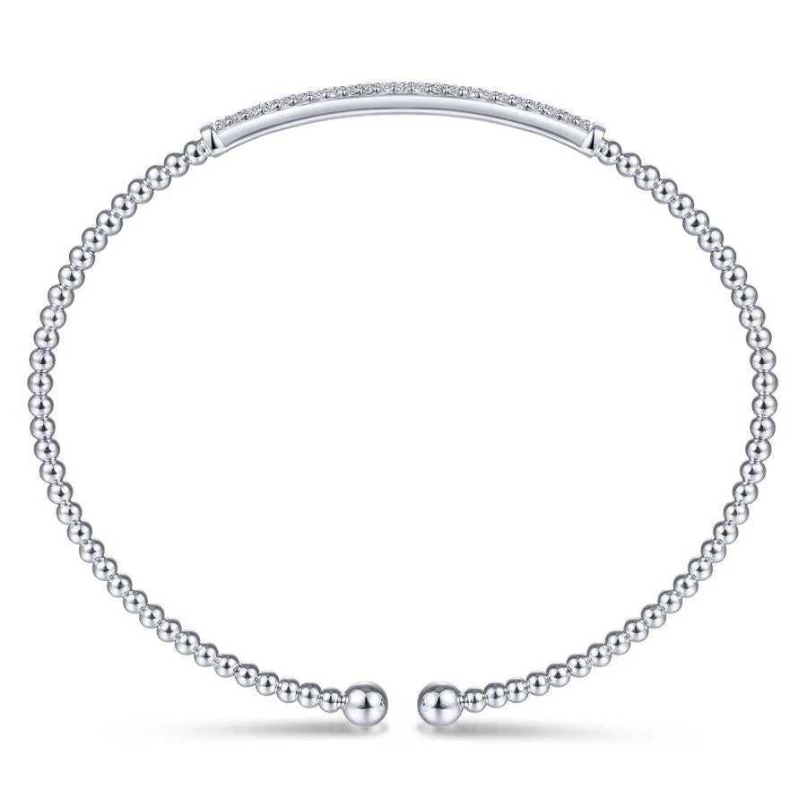 Bujukan Diamond Bar Split Cuff Bracelet - Image 6