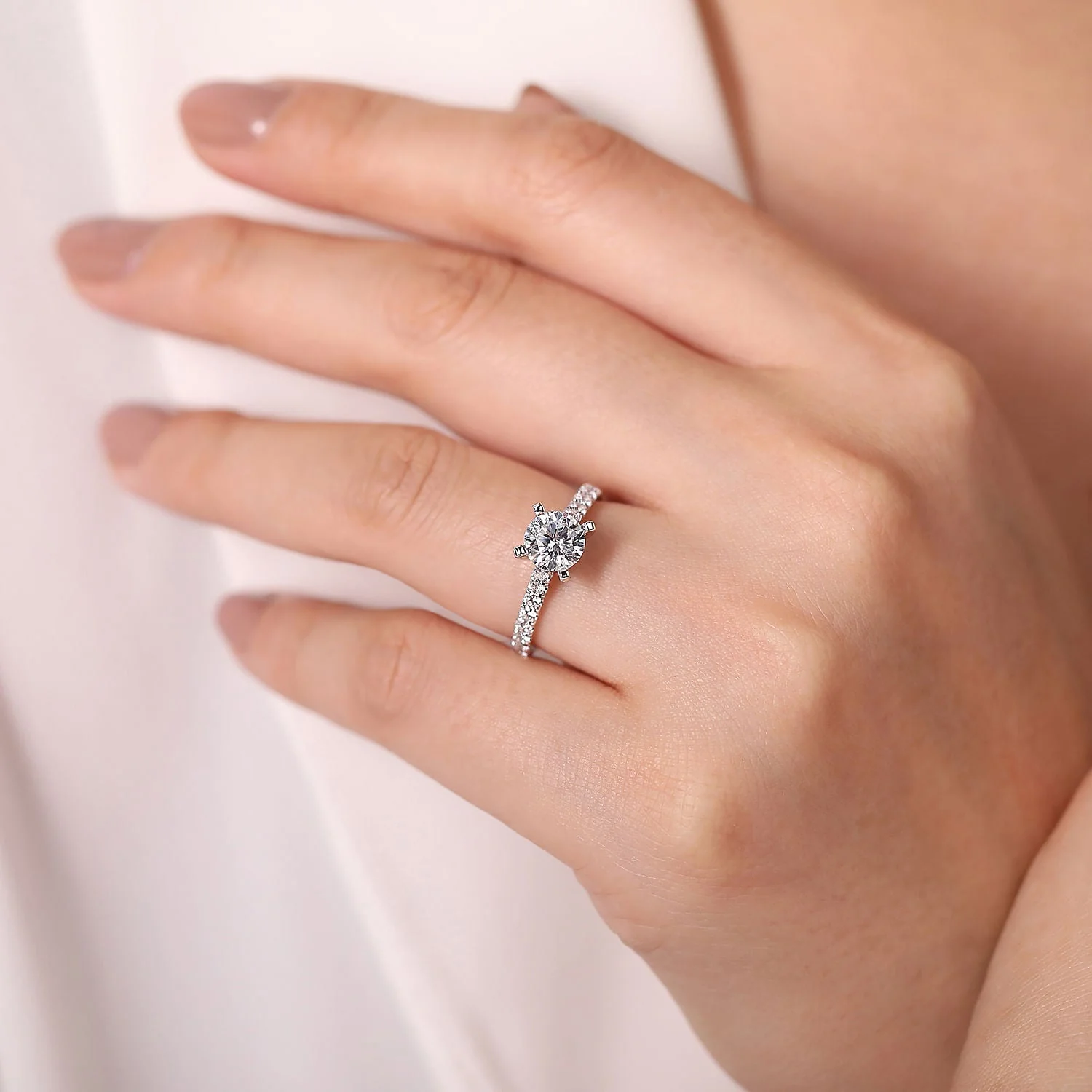 Classic Diamond Engagement Ring - Image 11