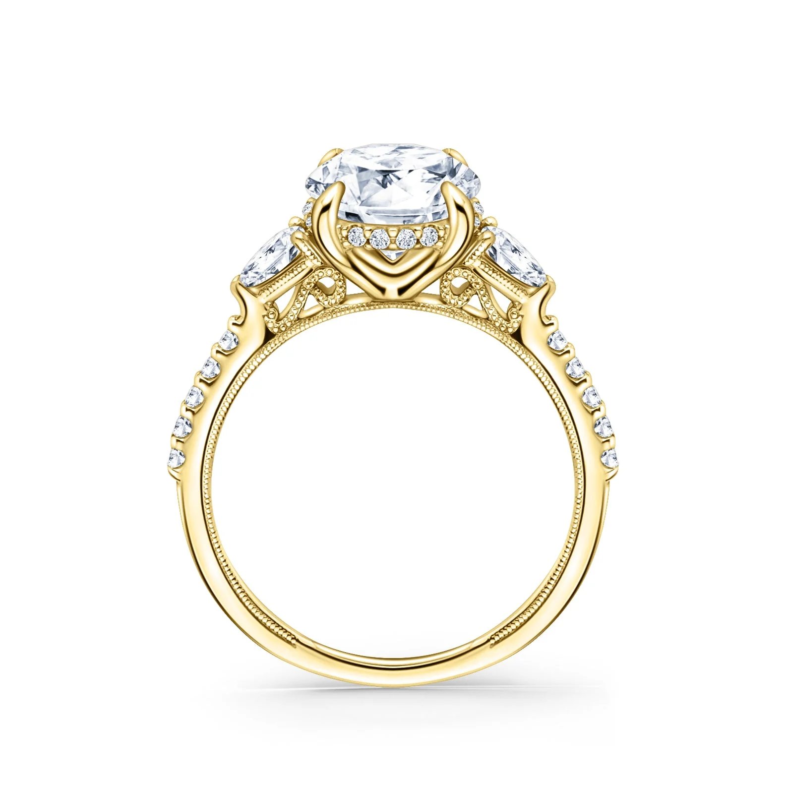 Three Stone Engagement Ring - Image 9