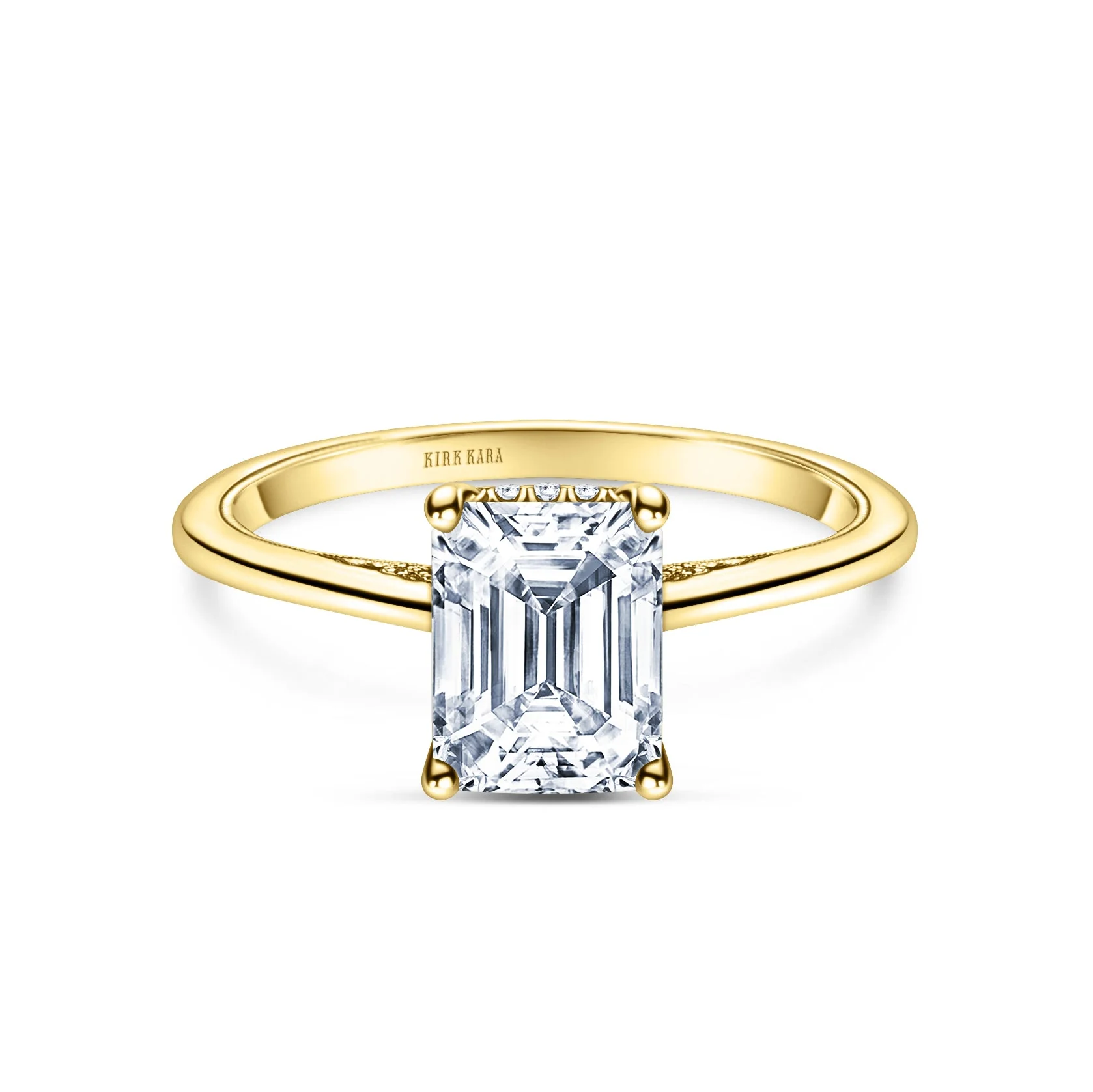 Hidden Halo Engagement Ring - Image 8