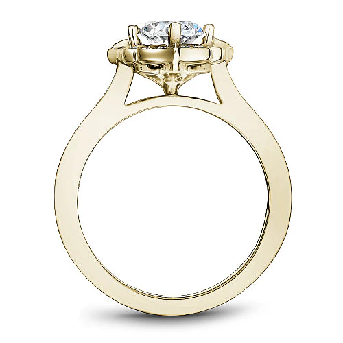 Diamond Halo Engagement Ring - Image 8