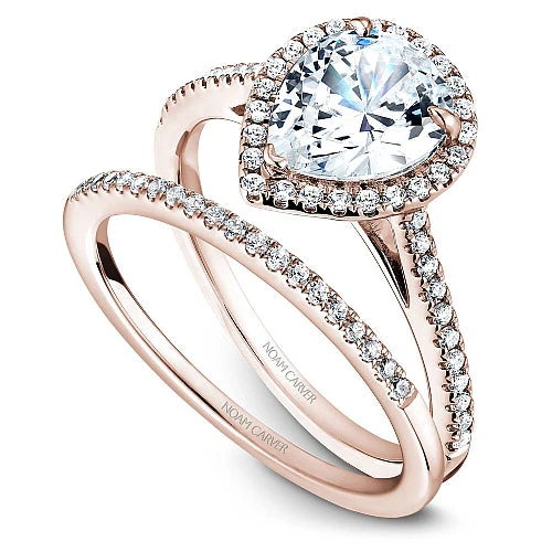 Diamond Halo Engagement Ring - Image 11