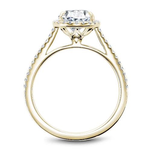 Diamond Halo Engagement Ring - Image 7