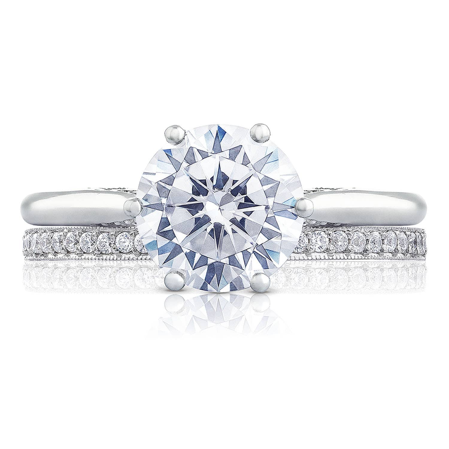 Hidden Halo Engagement Ring - Image 3
