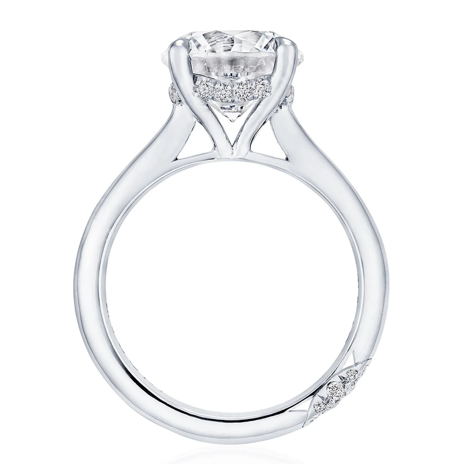 Hidden Halo Engagement Ring - Image 7