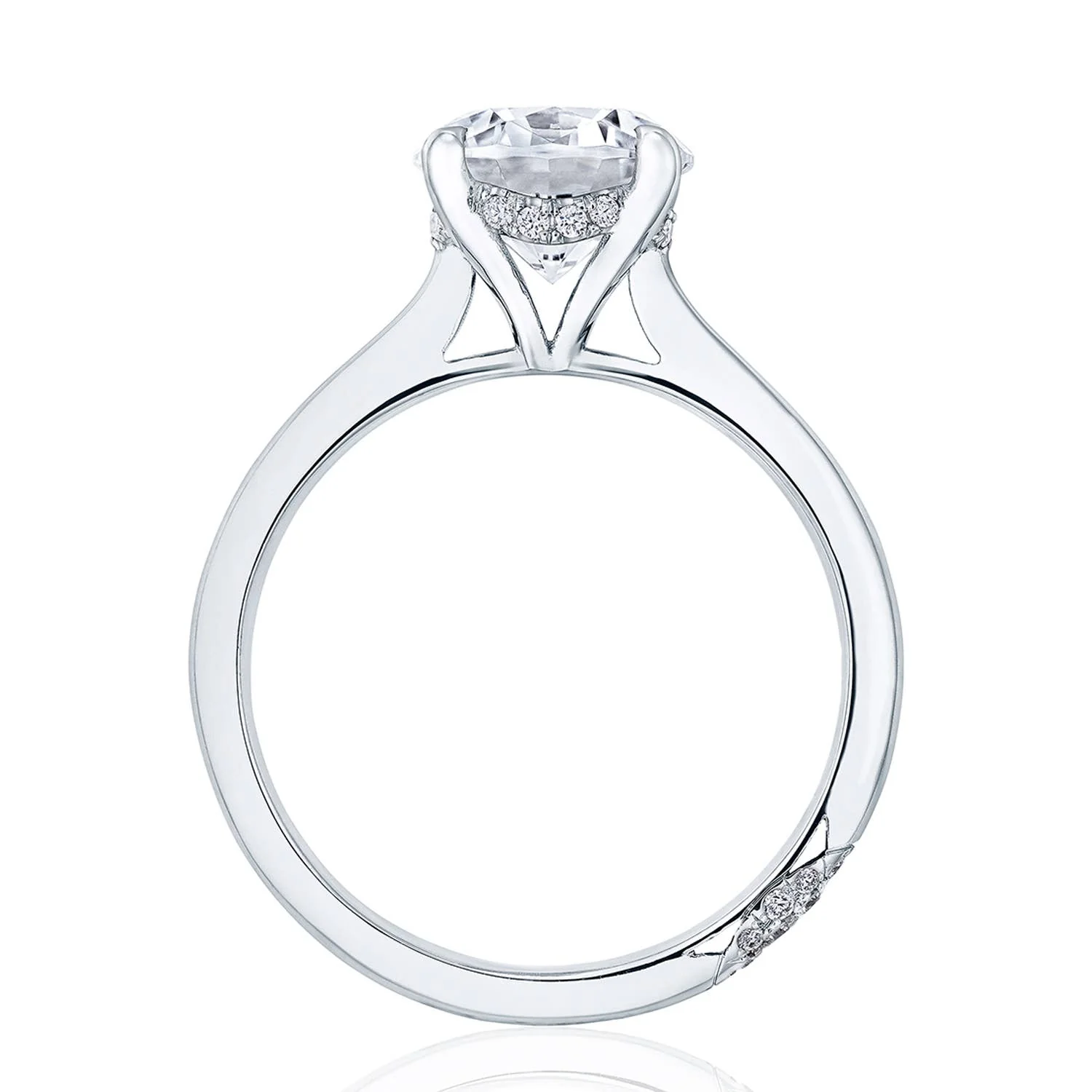 Hidden Halo Engagement Ring - Image 7