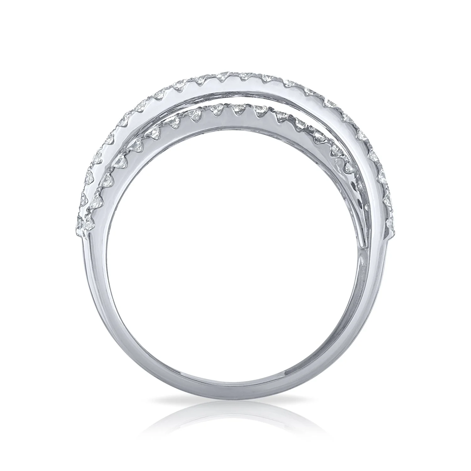 2.25CT Twisted Diamond Band - Image 6